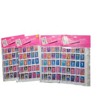 Lot Of 4 VTG 1990 Mattel Barbie Trading Cards Collector Poster First Edition NWT
